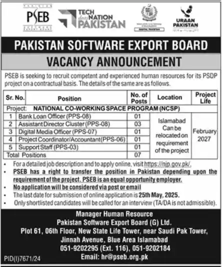 PSEB Jobs 2025 Online Apply Advertisement: