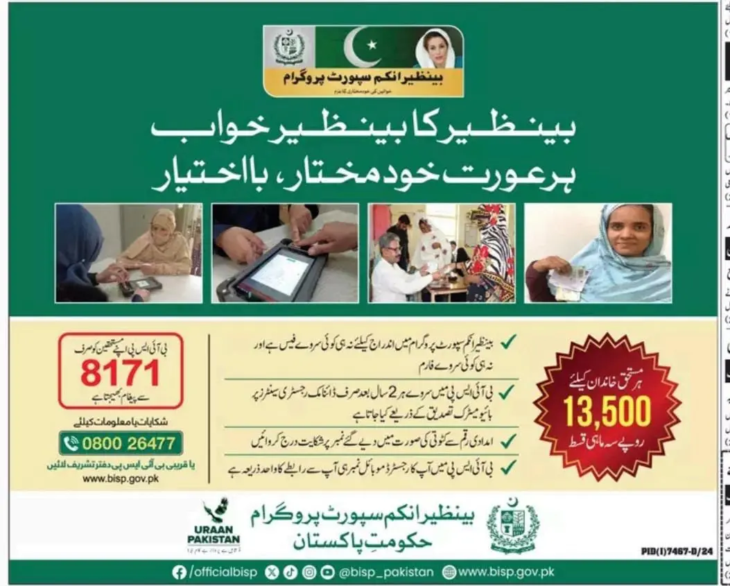 8171 web portal 13500 Payment Status 2025 Advertisement