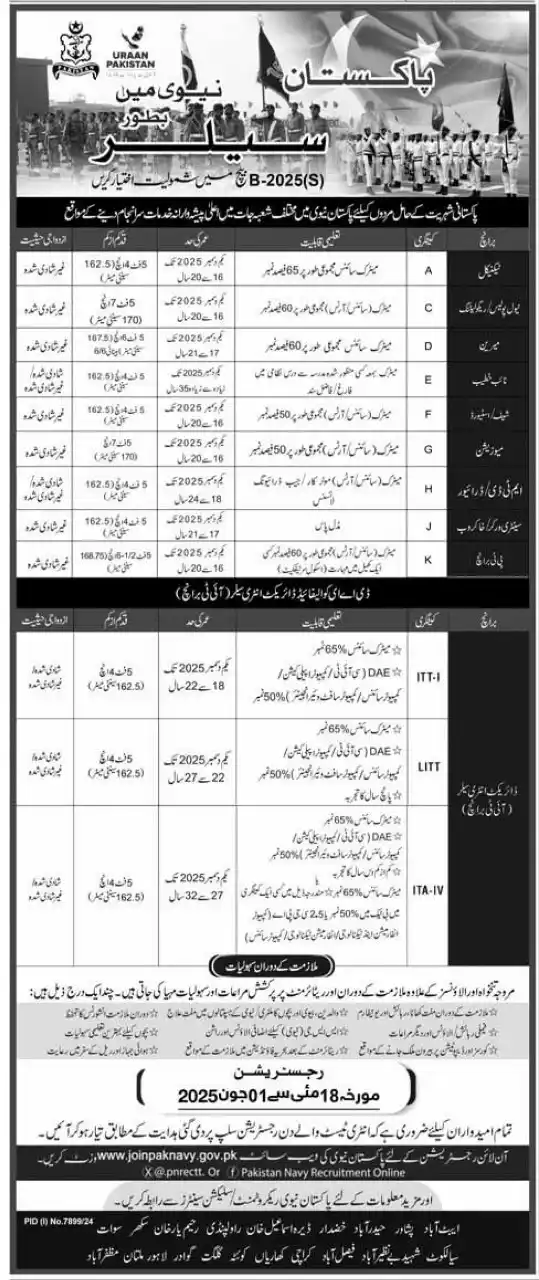 Join Pak Navy 2025 Advertisement